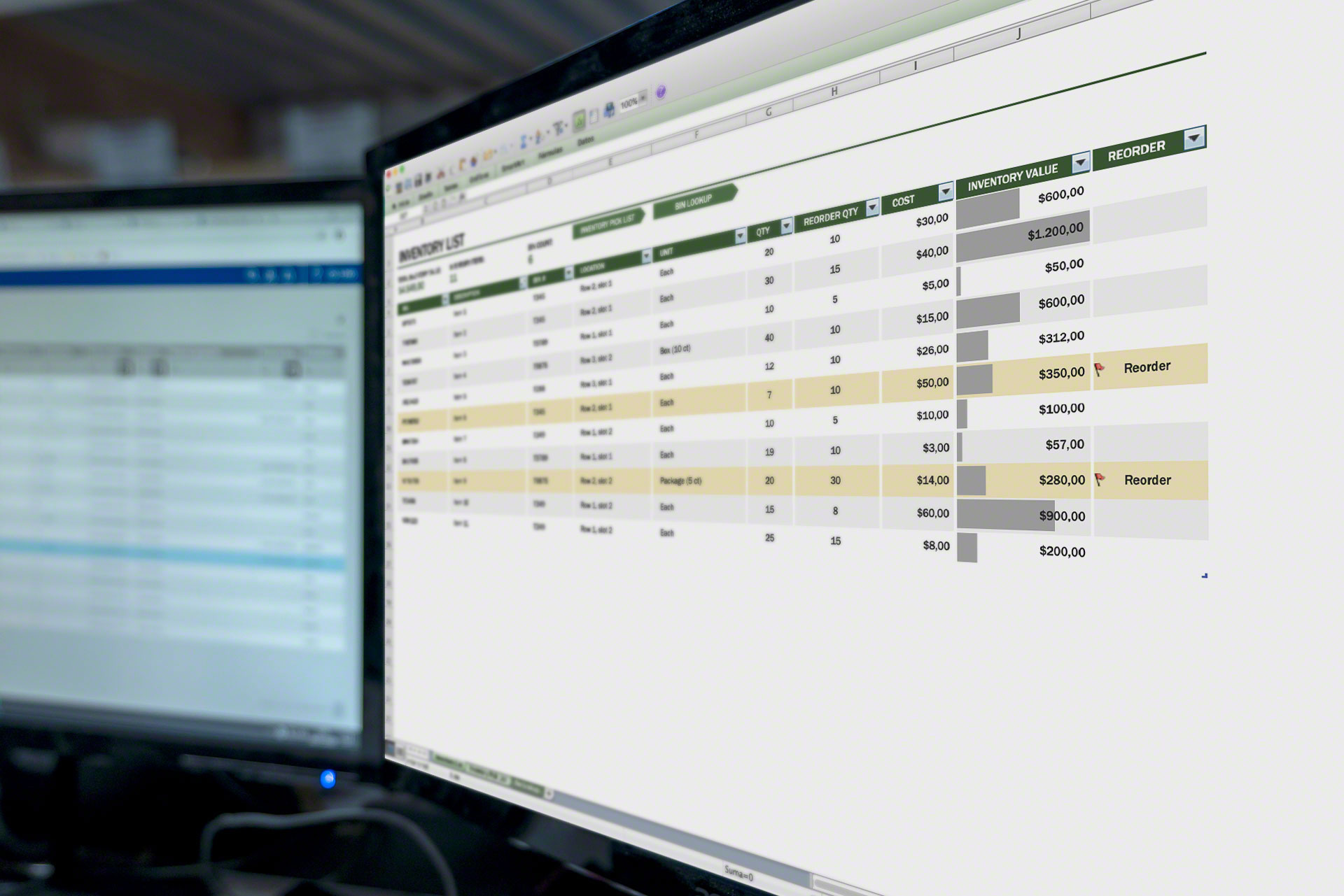 Controler Ses Stocks Avec Excel Efficace Mecalux Fr