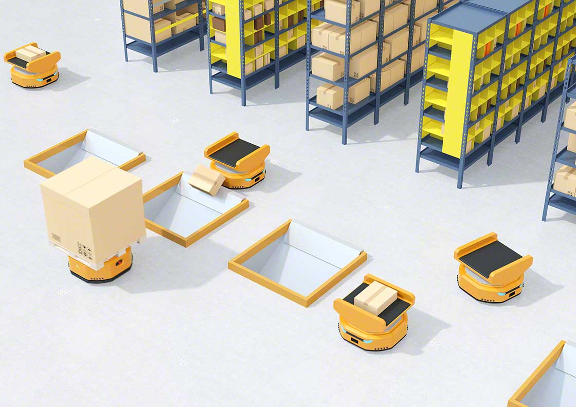 Les robots peuvent effectuer des tâches de tri de paquets Les robots peuvent effectuer des tâches de tri de paquets