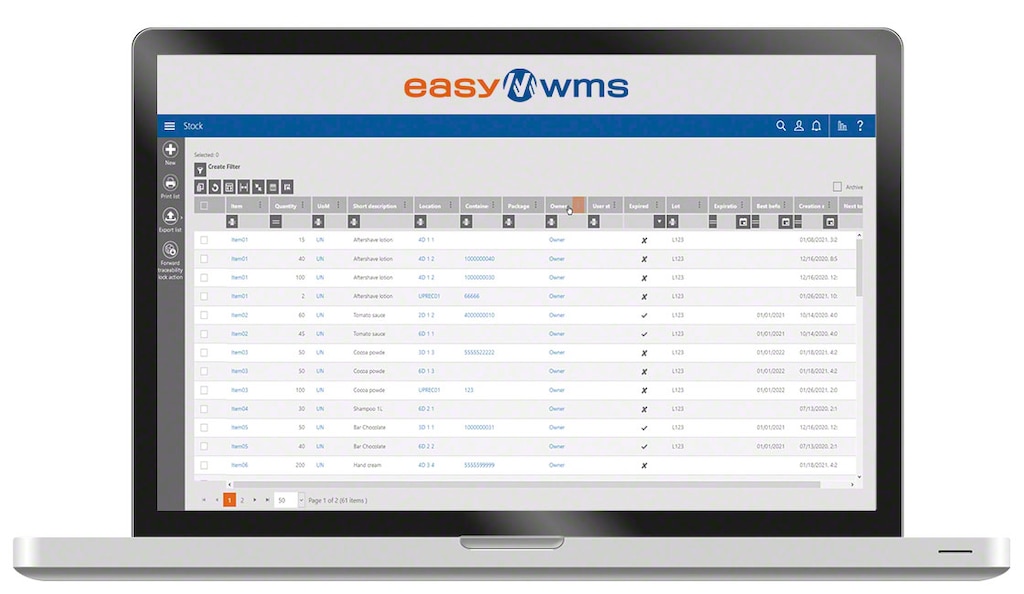 Un WMS comme Easy WMS facilite le stockage des produits et élimine les coûts associés aux surstocks