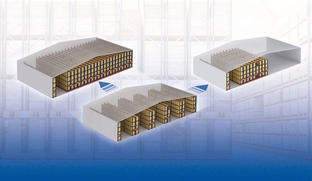 Exemple de système de stockage haute densité