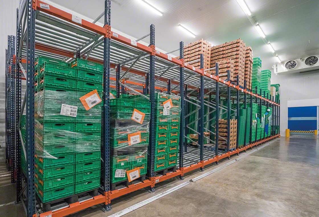 Stockage de marchandises périssables. Stockage de marchandises périssables.
