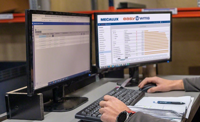 Easy WMS de Mecalux contrôle toutes les opérations de l'entrepôt de Motocard
