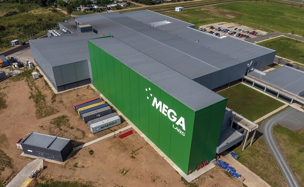 Le nouvel entrepôt autoportant de Mega Pharma est également adapté pour d’éventuels agrandissements