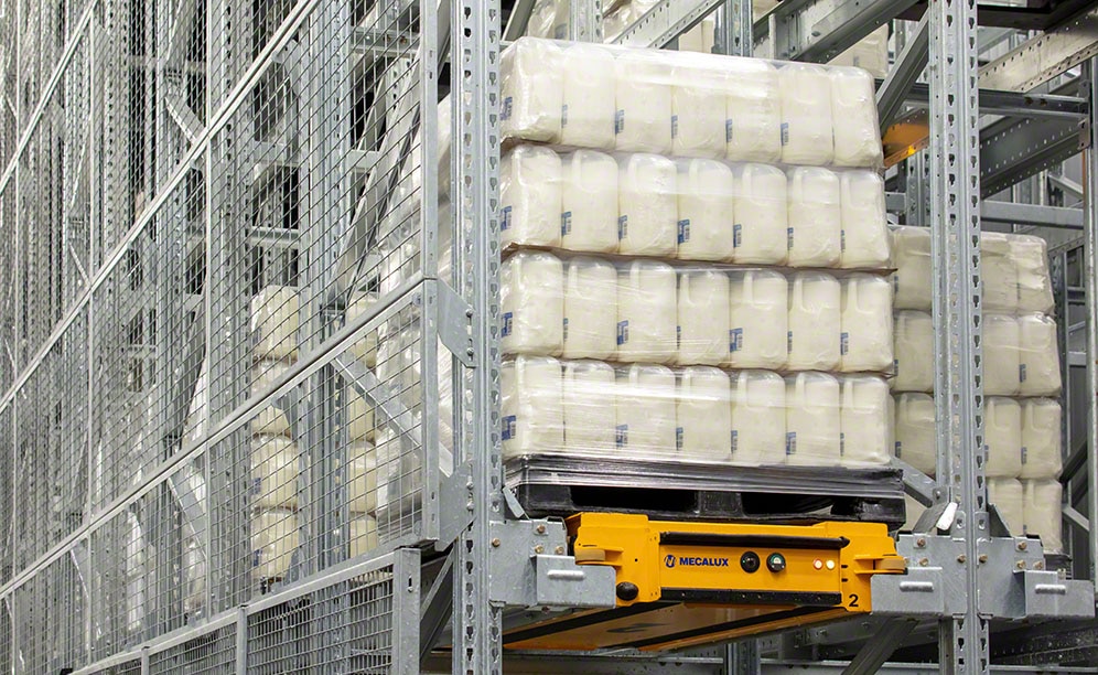 Producers Dairy a modernisé son entrepôt avec le système Pallet Shuttle