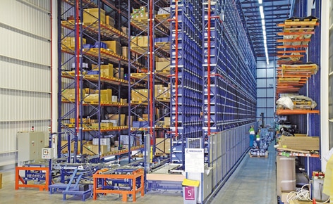 Mécalux développe un entrepôt type qui s’adapte à tous les centres de maintenance de Renfe