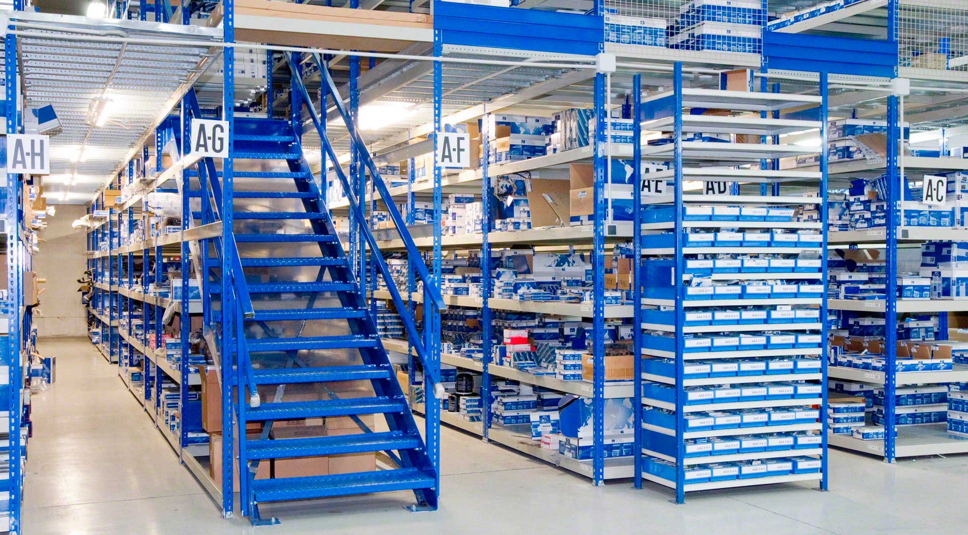 Rayonnage pour charges légères (M3)