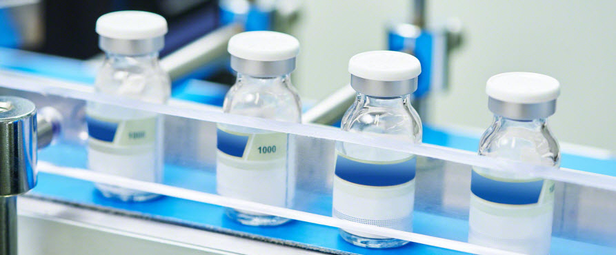 Rayonnages à palettes dans l'entrepôt pharmaceutique de RD au Brésil