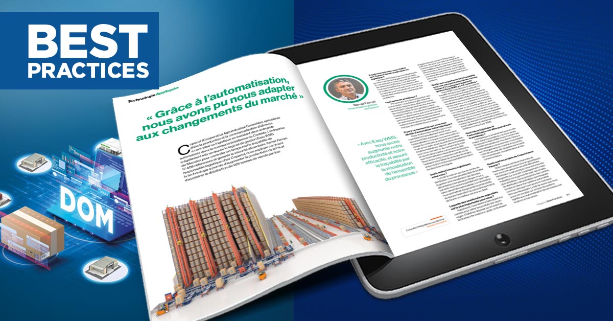 Best Pratices 26 : automatisation et digitalisation qui booste la logistique