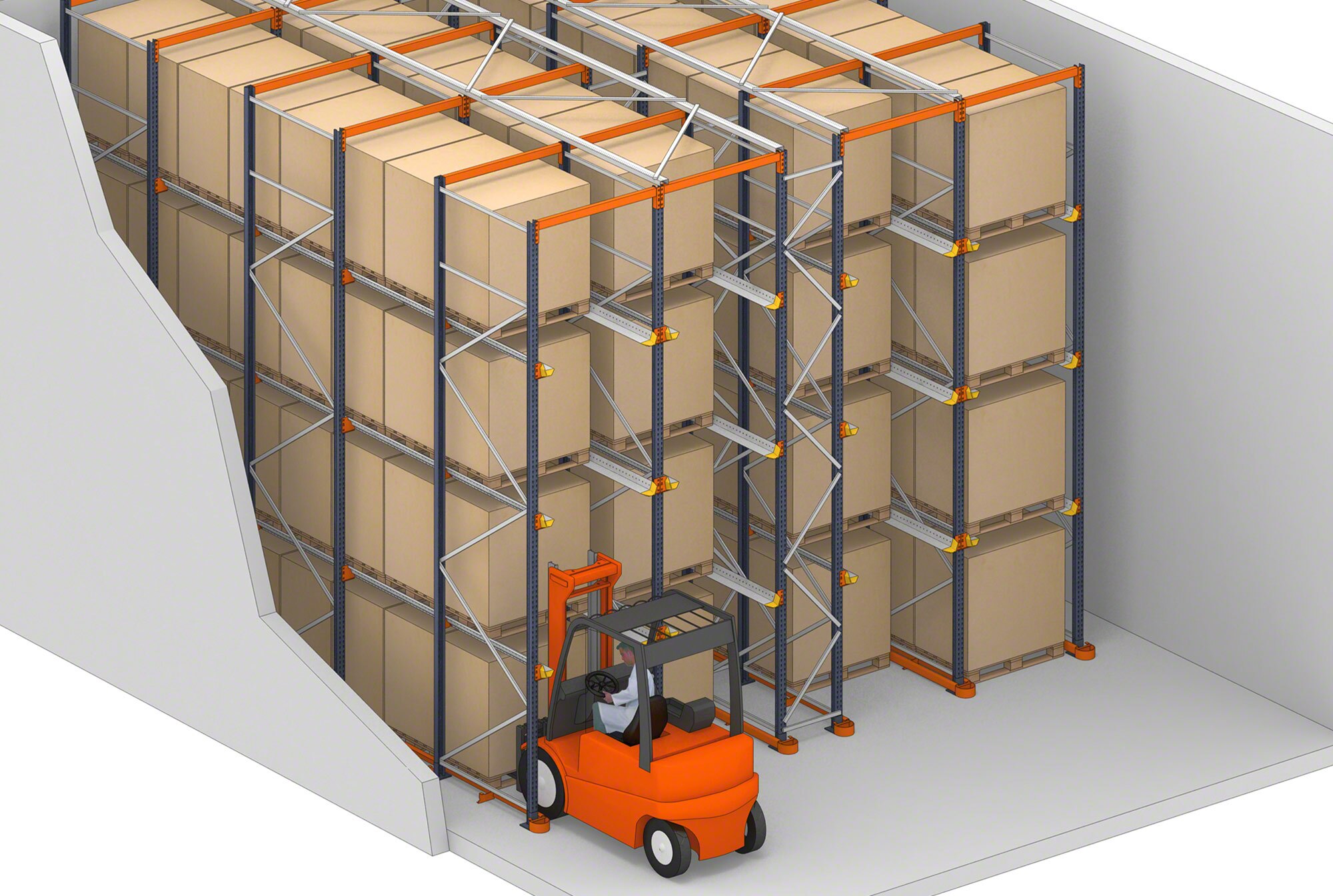 Les racks à accumulation augmentent la capacité de l’entrepôt Les racks à accumulation augmentent la capacité de l’entrepôt