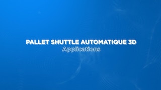 Applications du Pallet Shuttle Automatique 3D
