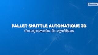 Pallet Shuttle Automatique 3D : composants de la navette