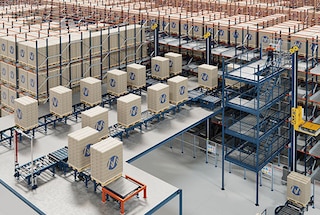 Le 4-Way Pallet Shuttle dynamise la gestion des marchandises à forte rotation