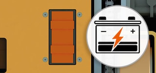 La batterie de la navette lui offre une grande autonomie
