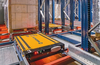 La solution Pallet Shuttle Automatique 3D offre un maximum de flexibilité