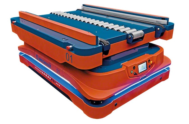 Les robots mobiles autonomes transportent des charges entre deux points en toute autonomie