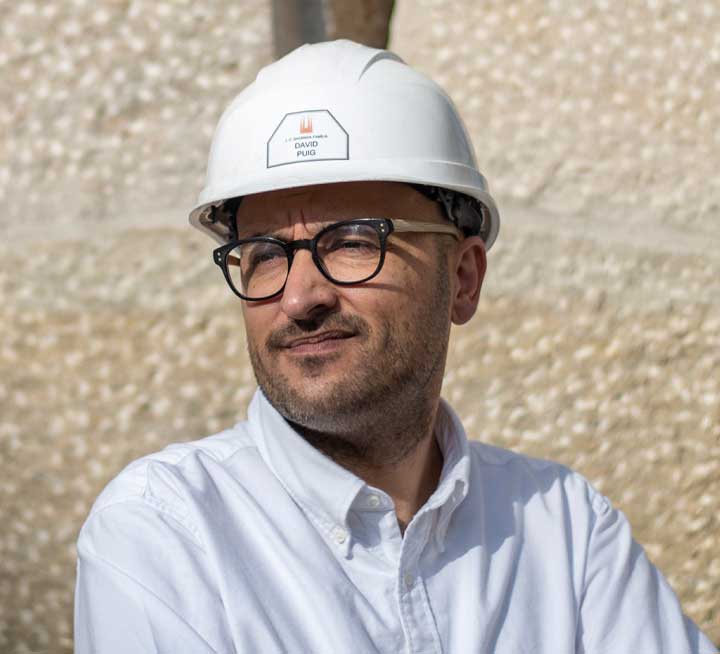 David Puig, architecte adjoint de la Sagrada Familia