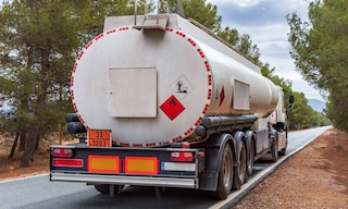 Citerne avec marquage conforme à l'ADR