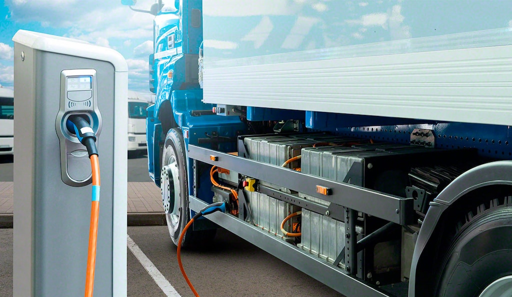 L’utilisation de modes de transport durables, tels que les camions électriques, encourage la logistique verte