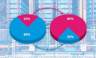 La loi de Pareto, ou loi 80-20, peut être appliquée pour optimiser la logistique d’une entreprise La loi de Pareto, ou loi 80-20, peut être appliquée pour optimiser la logistique d’une entreprise