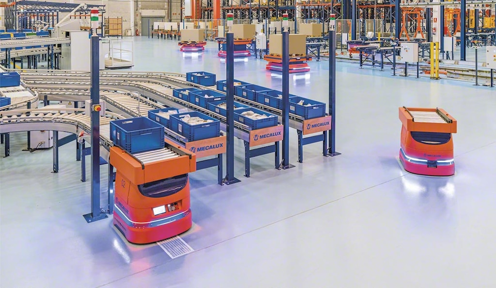 Les AMR de Mecalux utilisent l’algorithme SLAM pour naviguer dans des milieux logistiques dynamiques