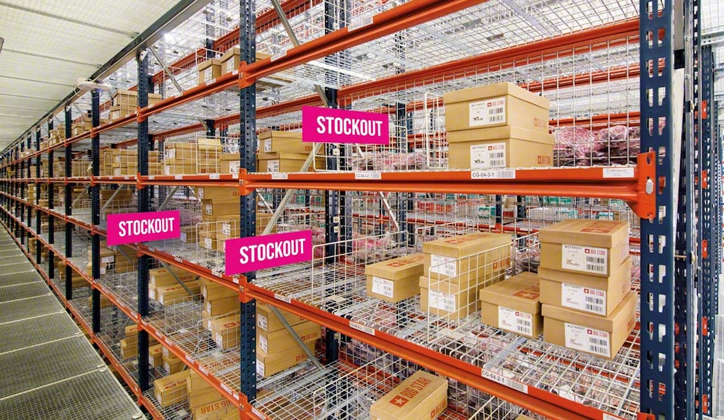 Un inventaire imparfait et des erreurs de planification peuvent entraîner un stock-out