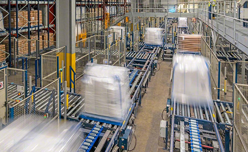 Convoyeurs automatiques dans le site logistique de Wissington Convoyeurs automatiques dans le site logistique de Wissington