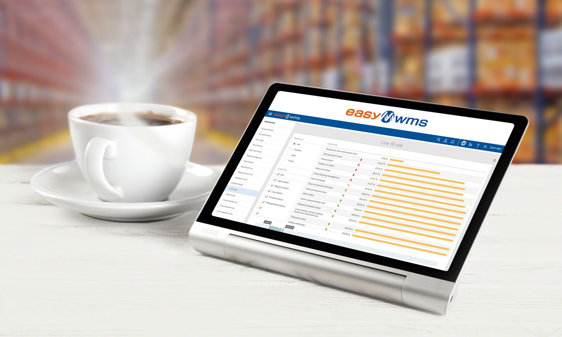 Cafés El Magnífico surveillera la traçabilité du café à l’aide d’Easy WMS de Mecalux