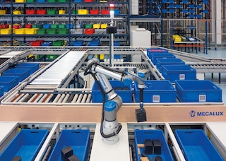 Mecalux lance un système robotisé de préparation des commandes équipé de la technologie d’intelligence artificielle de Siemens
