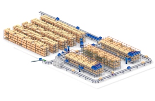 Les convoyeurs optimisent les opérations de préparation de commandes