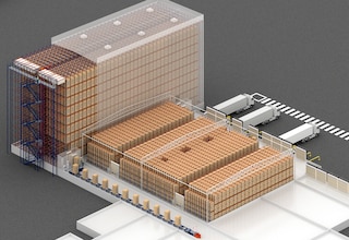 Un entrepôt autoportant peut être annexé à un entrepôt de construction traditionnelle