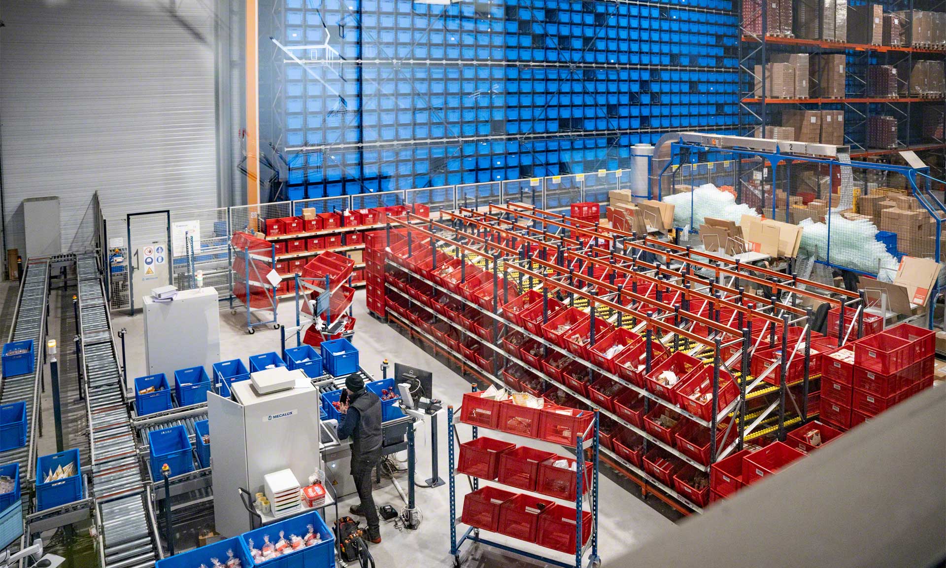 Entrepôt omnicanal de pains d’épices avec 500 commandes par jour Entrepôt omnicanal de pains d’épices avec 500 commandes par jour