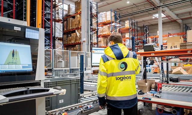 Entrepôt du prestataire logistique Logéos à Puceul, France