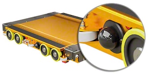 L’antenne de la navette 3D sert à recevoir les instructions envoyées par le logiciel du système