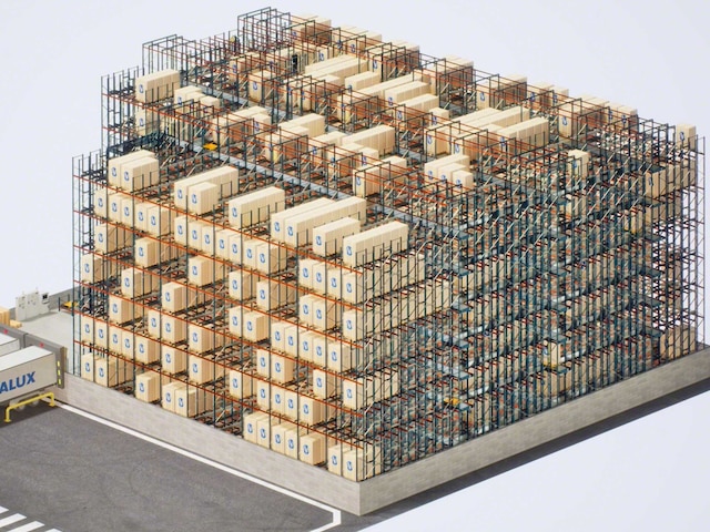 Le Pallet Shuttle 3D optimise l’espace et augmente la capacité Le Pallet Shuttle 3D optimise l’espace et augmente la capacité