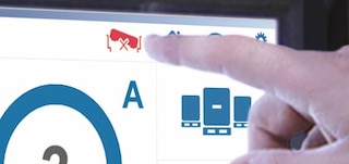 L'inclinomètre avertit en cas de mauvais positionnement de la navette