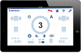 Le logiciel de commande du Pallet Shuttle offre de nombreuses fonctionnalités