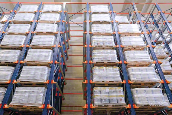 Racks à accumulation - Mecalux.fr