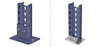 Pie de montant du rack à accumulation Pie de montant du rack à accumulation