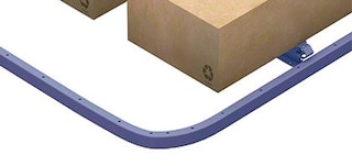 Les guides pour chariots sécurisent la circulation des chariots élévateurs dans un système cantilever Les guides pour chariots sécurisent la circulation des chariots élévateurs dans un système cantilever