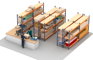 Le rayonnage pour charges lourdes est très pratique pour stocker et présenter des produits dans différents types de magasins Le rayonnage pour charges lourdes est très pratique pour stocker et présenter des produits dans différents types de magasins