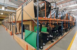 Le rayonnage lourd M7 de Mecalux convient à une diversité de marchandises surdimensionnées Le rayonnage lourd M7 de Mecalux convient à une diversité de marchandises surdimensionnées