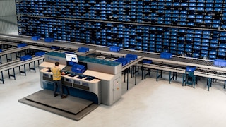 La station de picking haute performance est un poste de travail ergonomique
