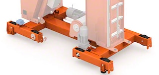 Châssis inférieur du transtockeur tridirectionnel automatique