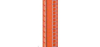 Les mâts constituent l’axe principal du transstockeur pour palettes