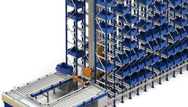 Les pièces et sous-ensembles mécaniques seront stockées dans un nouveau magasin automatique pour caisses de 35 m de long