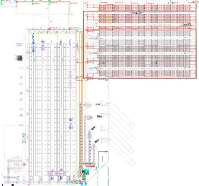 Plano del nuevo almacén para Esnelat