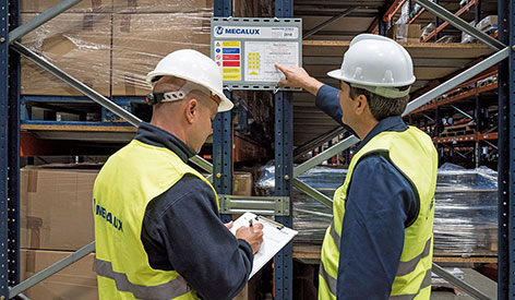 Inspection technique du rayonnage de l’entrepôt Inspection technique du rayonnage de l’entrepôt