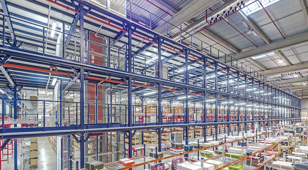 Mezzanine industrielle