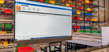 Le système de navettes comprend un logiciel de gestion pour le contrôle de la traçabilité de la marchandise